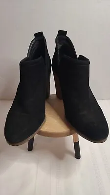 Vince Camuto Francia Bootie Black Suede Women Size 10 M • $25