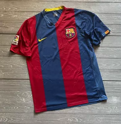 Barcelona 2006/2007 Home Football Shirt Soccer Jersey Nike Sz M • $60