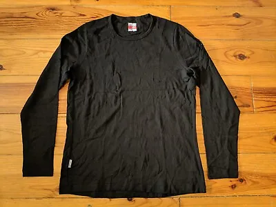 Icebreaker Merino 260 Womens Black Base Layer Crew Neck Top  Excellent Size Xl • £44.95