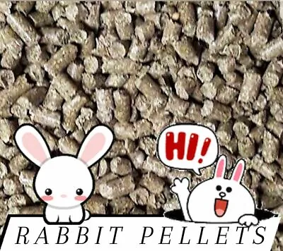 Premium Rabbit Pellets Complete Diet Food **Choose Size** • $11.99