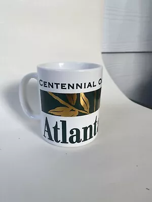 Vintage 1996 Atlanta Centennial Olympics Games Gold White Green 12oz Coffee Mug • $0.99