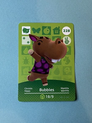 $1.65 • Buy 228 Bubbles - Animal Crossing Amiibo Card Series 3