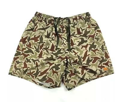 Over Under Clothing Swim Short Mens Medium Camo Dog Duck • $34.88