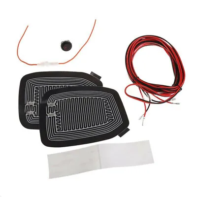 12V Car Rearview Mirror Heating Side Glass Warm Heater Rear Window Pad Mat • $14.71