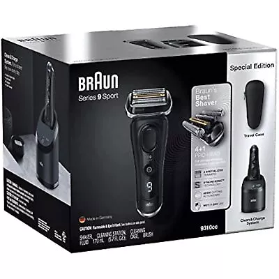 Braun Series 9 Shaver With Clean And Charge System 9310CC • $505.74