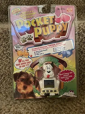 Dog Pocket Puppy Interactive Virtual Pet Toy Cool Tec Key Chain NIB • $75