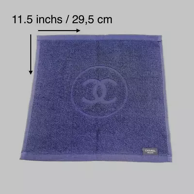 Chanel Beauty Navy Bleu Face Hand Towel 12 /30cm X 12 /30cm New VIP Gift • $33.70