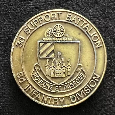 $12.99 • Buy 3rd Support Battalion 3rd Infantry Division Commander & CSM Challenge Coin