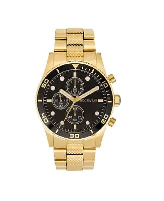 Rocawear Mens Metal Black/Gold Watch • $24.99