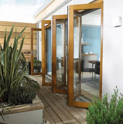 Oak Folding Sliding Bifold Trifold French Patio External Doors 4.8m 16ft Oakfold • £3162.50