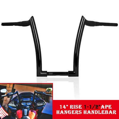 14'' Rise Ape Hanger Handlebar Fit For Yamaha Vstar 1100 XVS1100 Drag Bar • $103.99