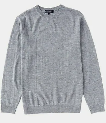 Hart Schaffner Marx Men’s 2XB Gray Long Sleeve Crew Neck Pullover Sweater 2XLB • $10