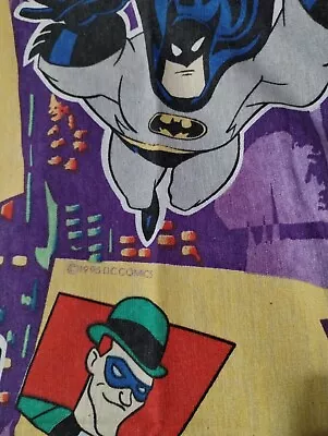 DC Batman 1995 Vintage Twin Bed Sheet • $4.25