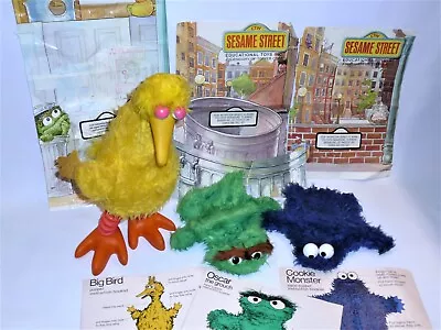 1971 Sesame Street Topper Muppet Puppets Big Bird Oscar Cookie Monster + More! • $29.95