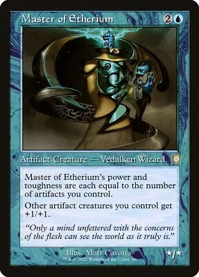 Master Of Etherium MTG Brothers War Commander Rare NM X1 - Retro Magic Card • $1.99
