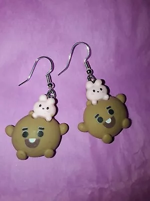 Novelty Cute BT21 BTS Inspired Earrings Korea Asia K Pop SHOOKY • £3.99