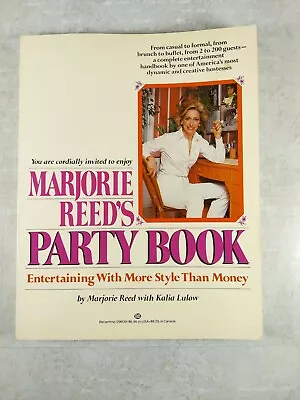 Vintage Marjorie Reed's Party Book 1981 1st Ballantine Edition Paperback. • $12.99