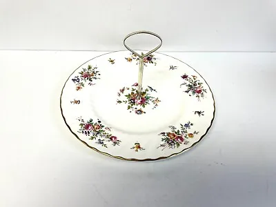 Minton China Marlow Pattern Handled Cookie Tid Bit Tray Plate W/ Handle • $29.99