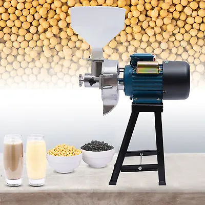 2200W 110V Grain Mills Electric Grain Grinder Corn Wheat Flour Mill W/Funnel • $184