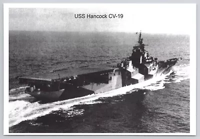 Postcard USS Hancock CV-19 LP2 • $4.75