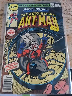 Marvel Premiere Astonishing Ant-Man #47 1979 VF- Pence Copy 1st Scott Lang MCU • $62.22