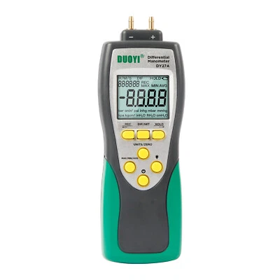 $49.99 • Buy Digital Manometer DY27A For Ventilation, Gas Pipeline, And Brake Vacuum Pump