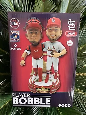 St. Louis Cardinals Wainwright Yadier Molina 325 Career Start Record Bobblehead • $175