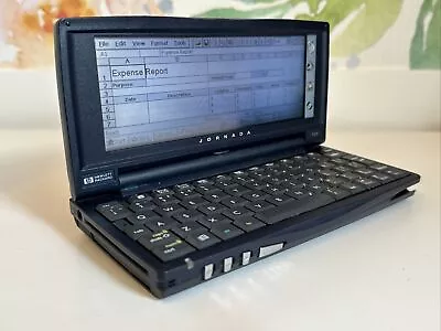 HP 720 PDA - Windows CE Handheld PC 2000 Dock Manual Extended Battery • £92