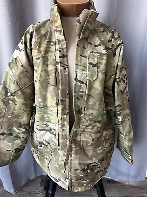 Military Jacket Size X-Large Apecs Parka Gore-Tex OCP Camouflage USGI NWOT • $175