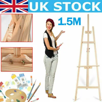 Studio Wooden Easel Display Art Craft Artist Wedding Stand Painting Easels DIY • £11.10