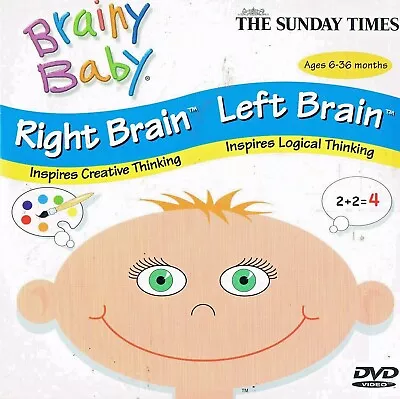 £1.65 • Buy Brainy Baby - Right Brain, Left Brain - Factual DVD  N/Paper TST