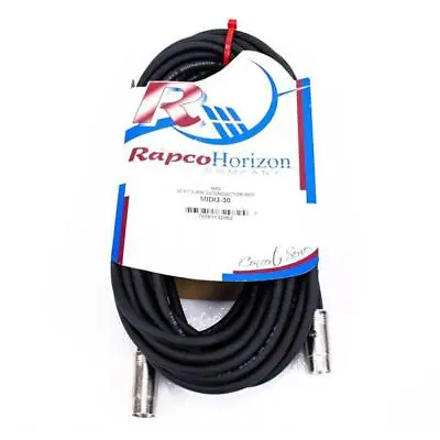 Rapco Horizon 30-Foot MIDI Cable - MIDI3-30 30ft 30' • $32.99