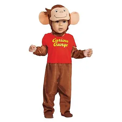 Curious George Monkey Infant Toddler Costume • $18.98