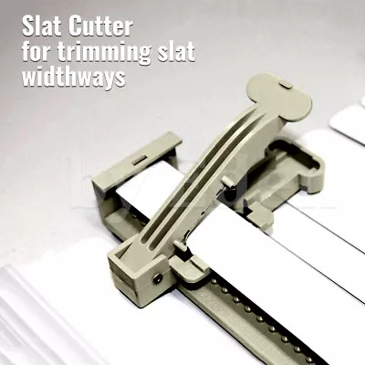 £7.99 • Buy Venetian Blind Cutter Slate Slot Trimmer Plastic Universal Trimming Tool 25mm