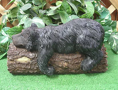 1612 Lazy Black Bear Grizzly Polar Log Latex Fiberglass Production Mold Concrete • $300