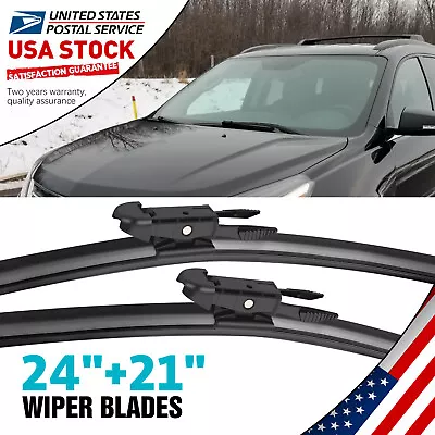 Windshield Wiper Blades 24''&21'' For 2003-2007 Volvo XC70/2004-2009 Volvo S60 • $12.19