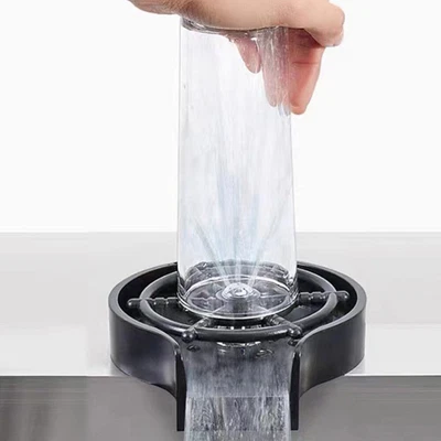 £17.69 • Buy Automatic Glass Washer Commercial Sink Pressure Washers Black Plastic