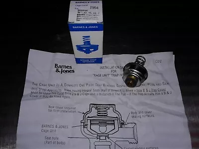 Barnes & Jones Cage Unit 1964 Steam Trap Interior For DUNHAM 1/2 - #2 V2 V3 3 • $9.99