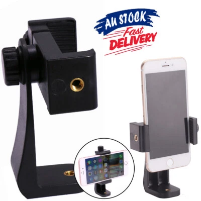 Universal Phone Stand Tripod Adapter For IPhone Samsung Smartphone Holder Mount • $10.55