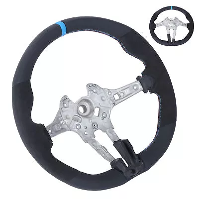 Auto Car For V2 Flat Bottom Nappa Suede Steering Wheel For F8X M2 • $249.15