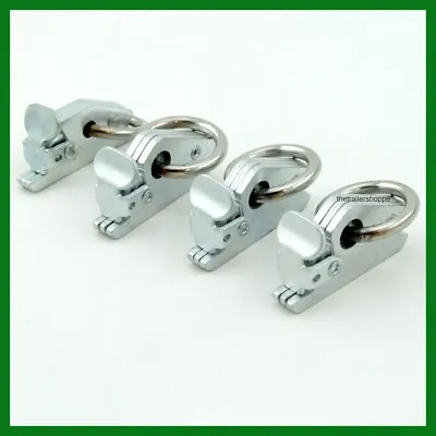 Spring Fitting W/ 2  D-Ring E-track Trailer Cargo Control Tie Down -Set Of 4 • $35.75