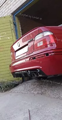 BMW E39 M5 Rear Diffuser Gloss Abs Plastic Video Review • $140