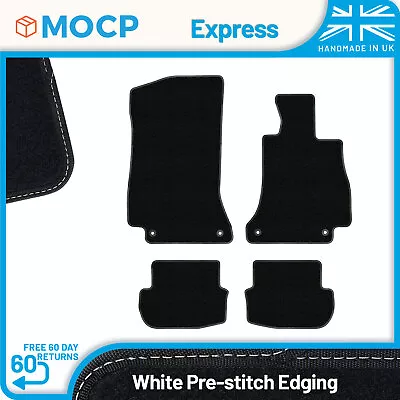 Express With White Pre-Stitch Trim Car Mats To Fit Mercedes C-Class A205 Cabr... • $29.12