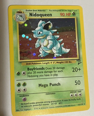 $3.26 • Buy Pokémon TCG Nidoqueen Jungle 7/64 Holo Unlimited Holo Rare