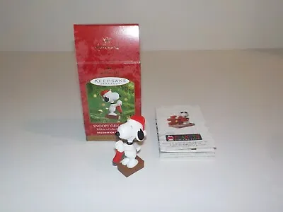 Hallmark Keepsake Ornament  Snoopy  Handcrafted Fifth In A Collection Of Five • $7.99