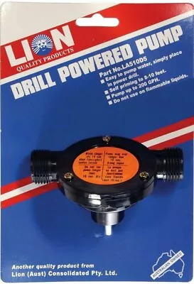 Lion Drill Powered Siphon Pump • $37.99