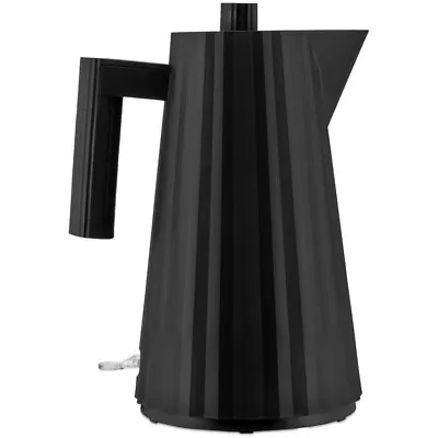 Alessi Plisse Electric Kettle 1.7L Black MDL06 B/AU By Michele De Lucchi • $132.48