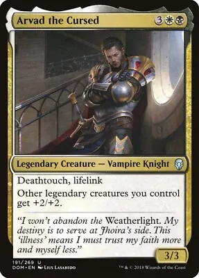 Arvad The Cursed [Dominaria] Magic MTG • $1.35