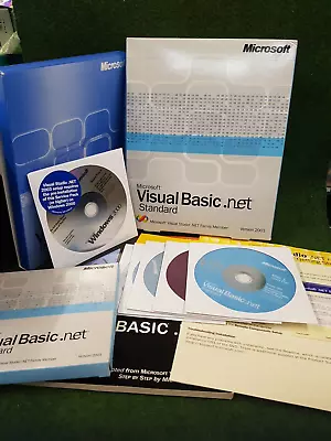 Microsoft Visual Basic .net Standard 2003 Vintage Software Package NOT WORKING ! • $28.01