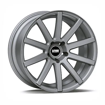 (1) 18  VMR Wheels V702 18x9.5 Et33 Rear | 5x120 72.6mm Bore | Matte Gunmetal • $107.34
